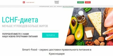 Диета lchf меню