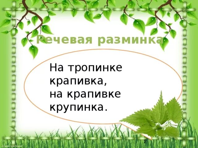 На тропинке Крапивка, на Крапивке крупинка.. Речевая разминка о лесе, птицах 3 класс. Скороговорка пришвин биология.