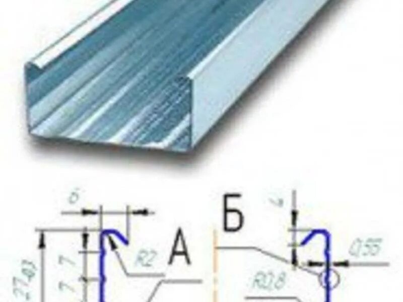 Профиля оцинкованные размеры. Оцинкованный профил 60х27мм. Профиль направляющий для гипсокартона 60х27. Профиль оцинкованная 60х27 мм. Профиль потолочный 60х27 чертеж.