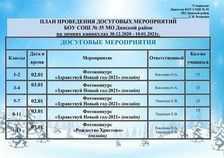 Программа школы 2021