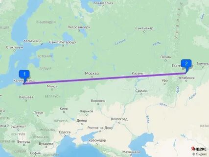 Екатеринбург калининград прямые