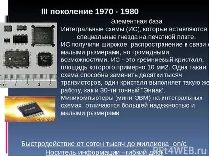 Что является элементной базой