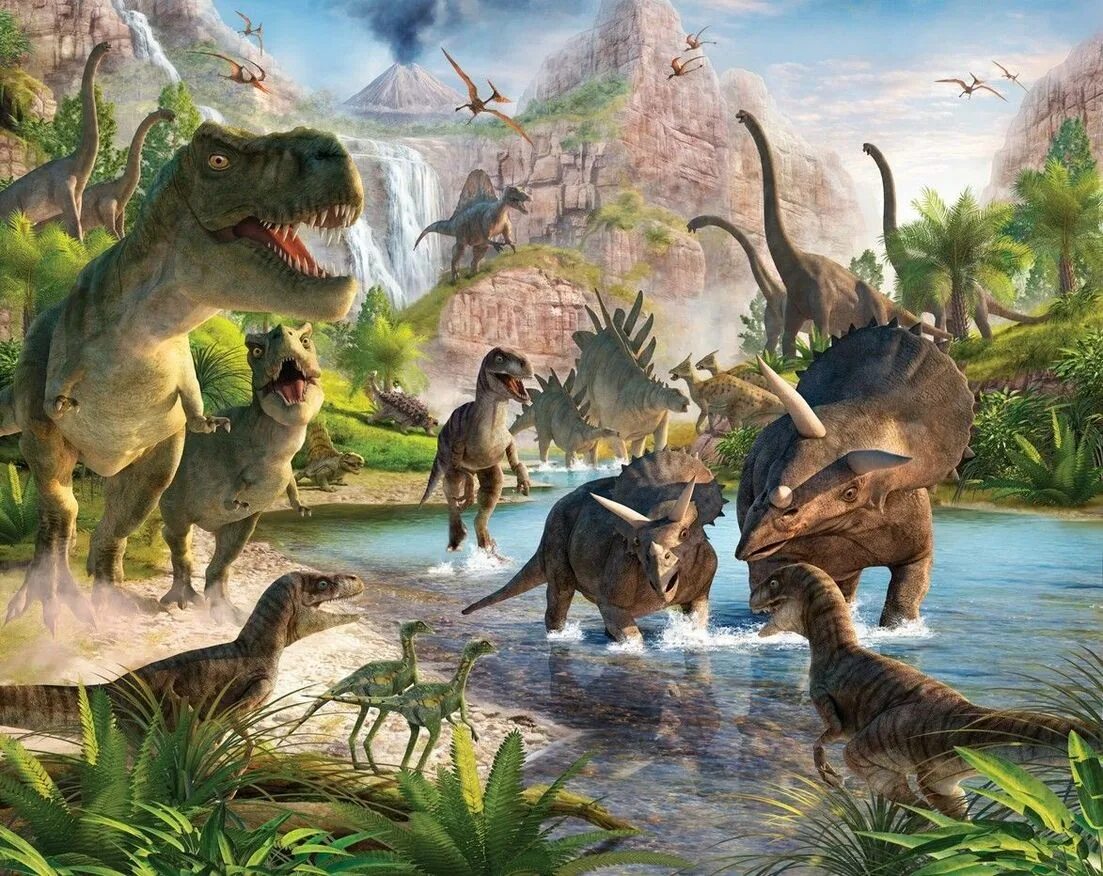 Юрский период мезозойской эры. Динозавры мезозойской эры. Мезозойская Эра Тираннозавр. Мир Юрский период арт денозавров. Динозавры это животные