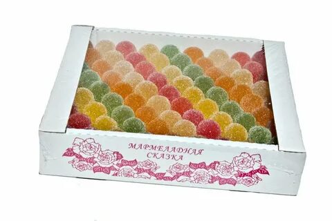 Большая упаковка мармелада стоит