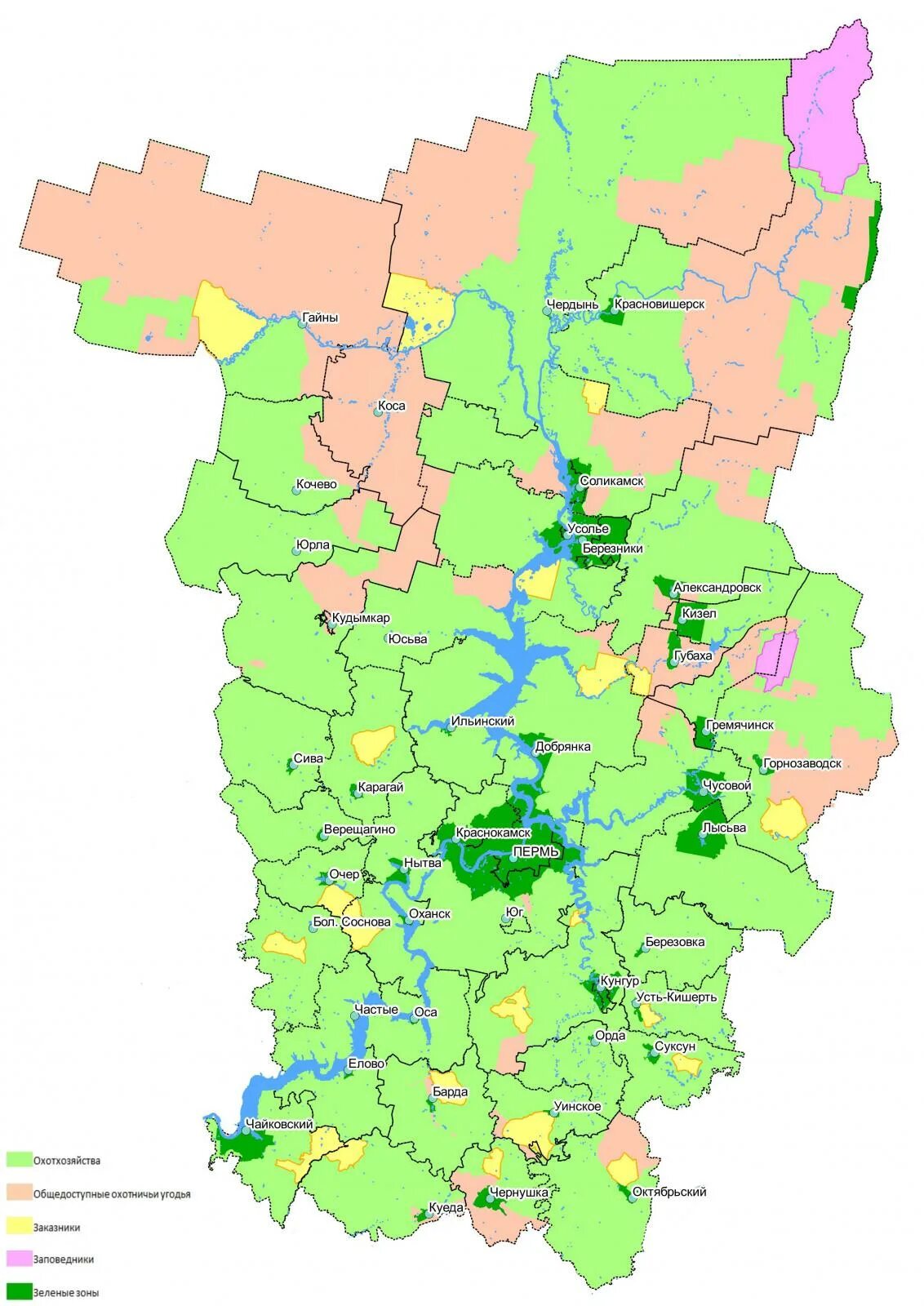 Охотхозяйства Пермского края на карте. Охотничьи хозяйства Пермского края карта. Карта охот угодья Пермского края. Охотничьи территории черьдынского раион. Пермь край карта