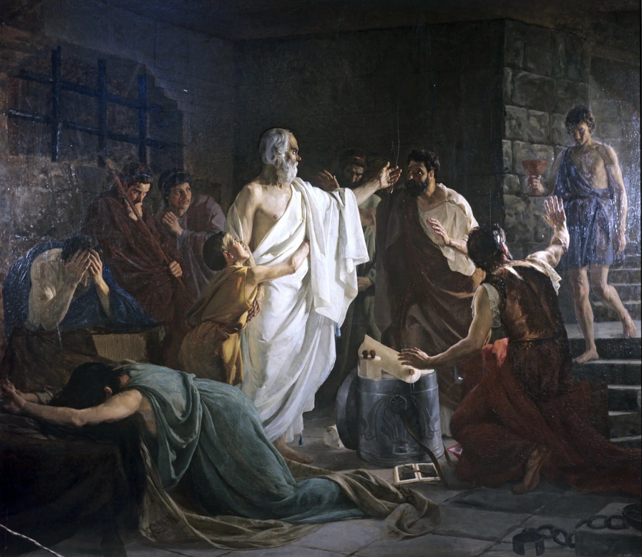 Процесс сократа. &quot;смерть сократа&quot;, 1882. сократ философ картины. древняя греция сократ.