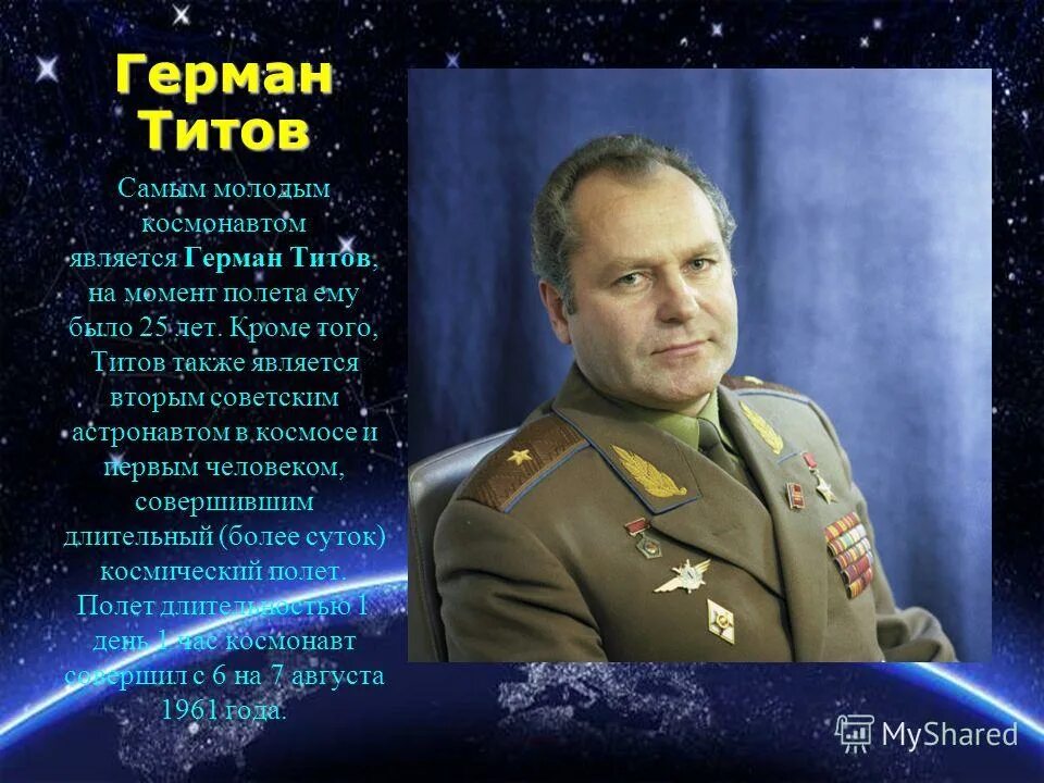Какой он сын россии. Титов самый молодой космонавт. Космонавт 2 Титов. Фотография Германа Титова Космонавта.