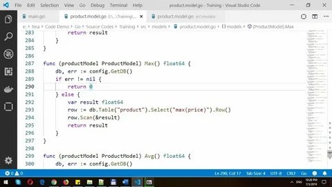 Golang api