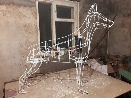 Каркас из проволоки