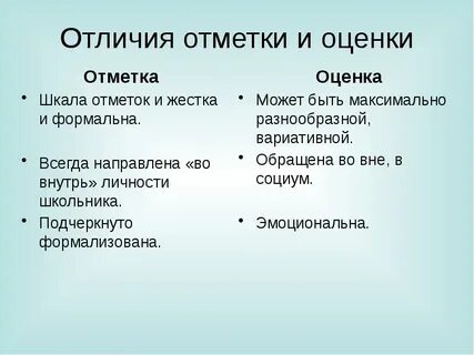 Формальные отличия