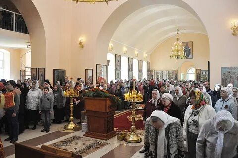 Служба в храме георгия победоносца в ливнах