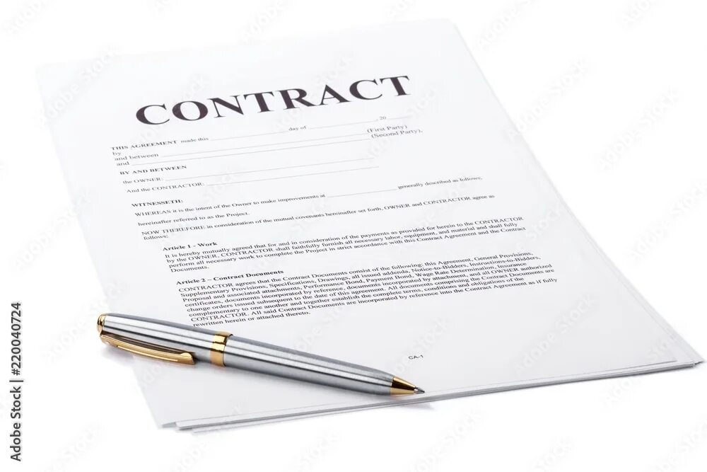 Page contract