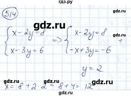 Номер 514 по алгебре 7 класс