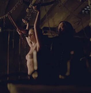 Sexy Actress Karen Hassan Gets Whipped While Showing Her Naked Boobs.
