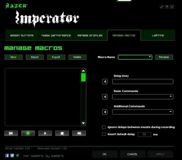 Razer макросы