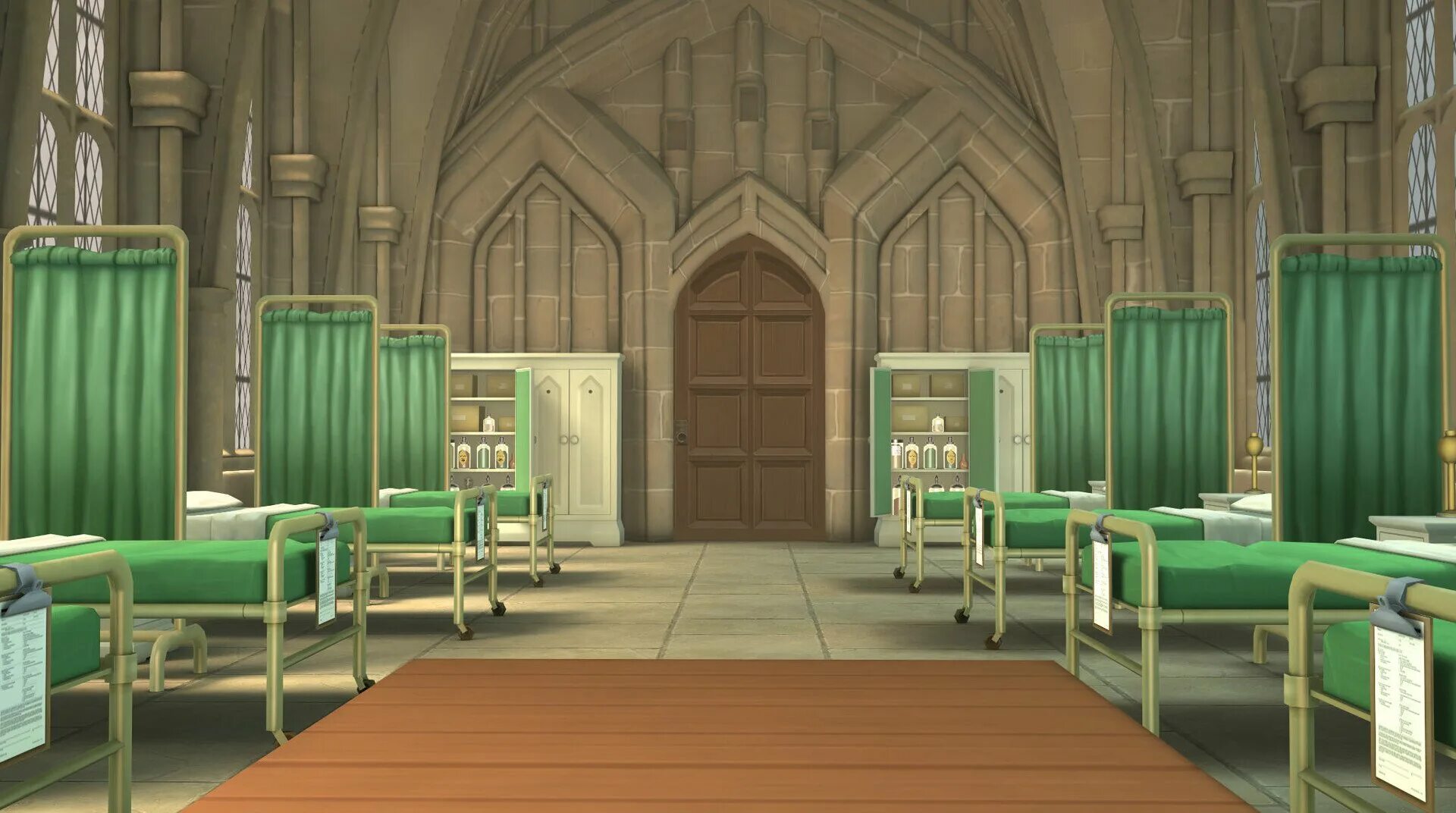 Комната пуффендуя в хогвартс. Больничное крыло хогвартса. Гарри поттер госпиталь. Больничное крыло гарри поттер. Больничное крыло гарри поттер.