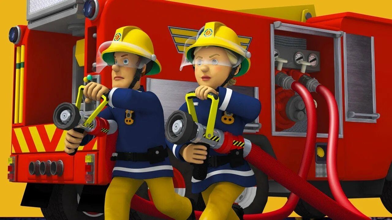 Включи про пожарную станцию. Пожарный Сэм - Fireman Sam.