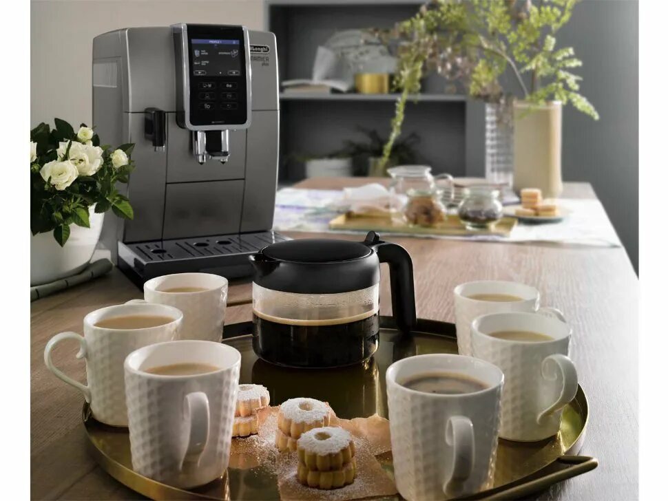 Кофемашина Delonghi ECAM370.95.T. Кофемашина Delonghi dinamica Plus ECAM 370.95.T. Кофемашина de'Longhi dinamica ECAM 370.95 T. Кофемашина автоматическая Delonghi ECAM370.95.T серый. Кофемашина автоматическая delonghi dinamica plus