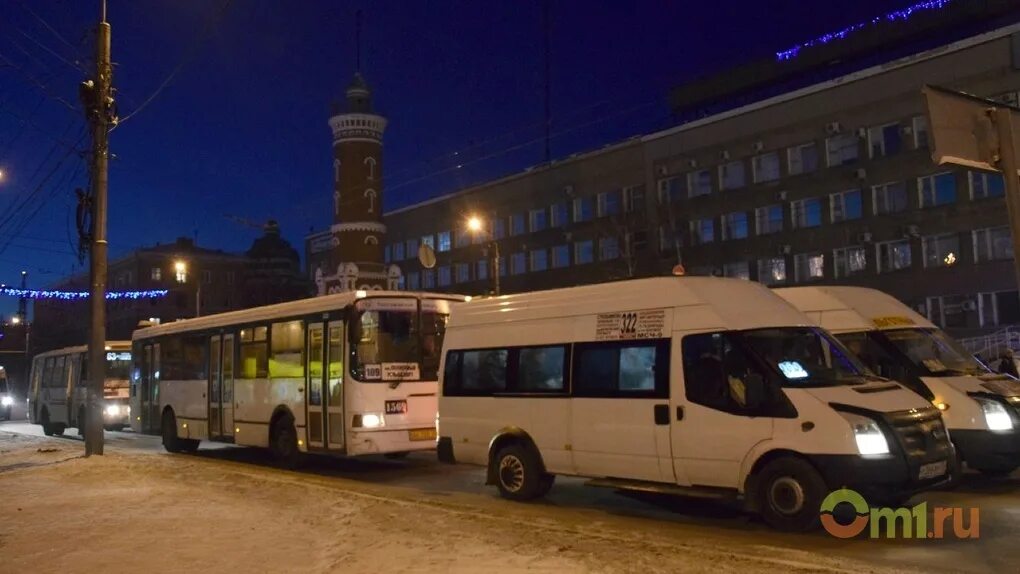 Транспорт в новогоднюю ночь омск