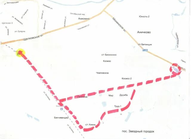 Маршрутка 50 на карте. Веломаршруты Щелково. Звездный городок схема. Схема Щелково. Щелково велодорожки.