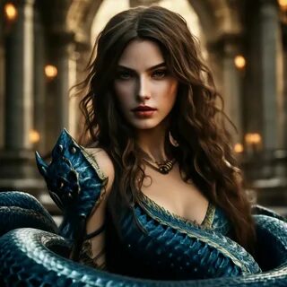 Ламия" - картинка создана в Шедевруме.