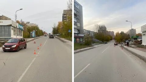 Сбитая в новосибирске