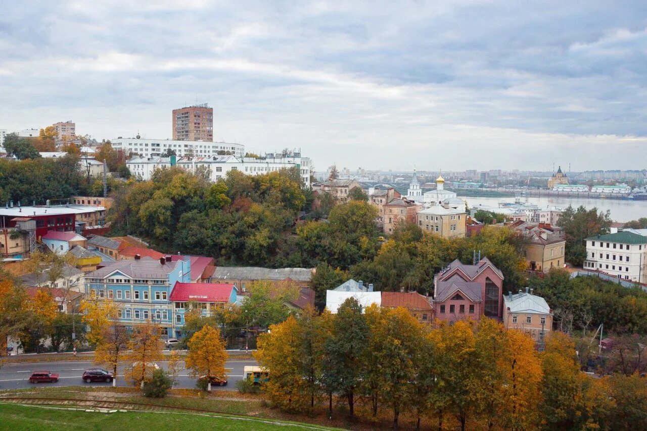 Прогноз городе нижний новгород. Нижний Новгород осень. Городской вид из окна. Нижний Новгород осенью. Нижний Новгород. Панорама.