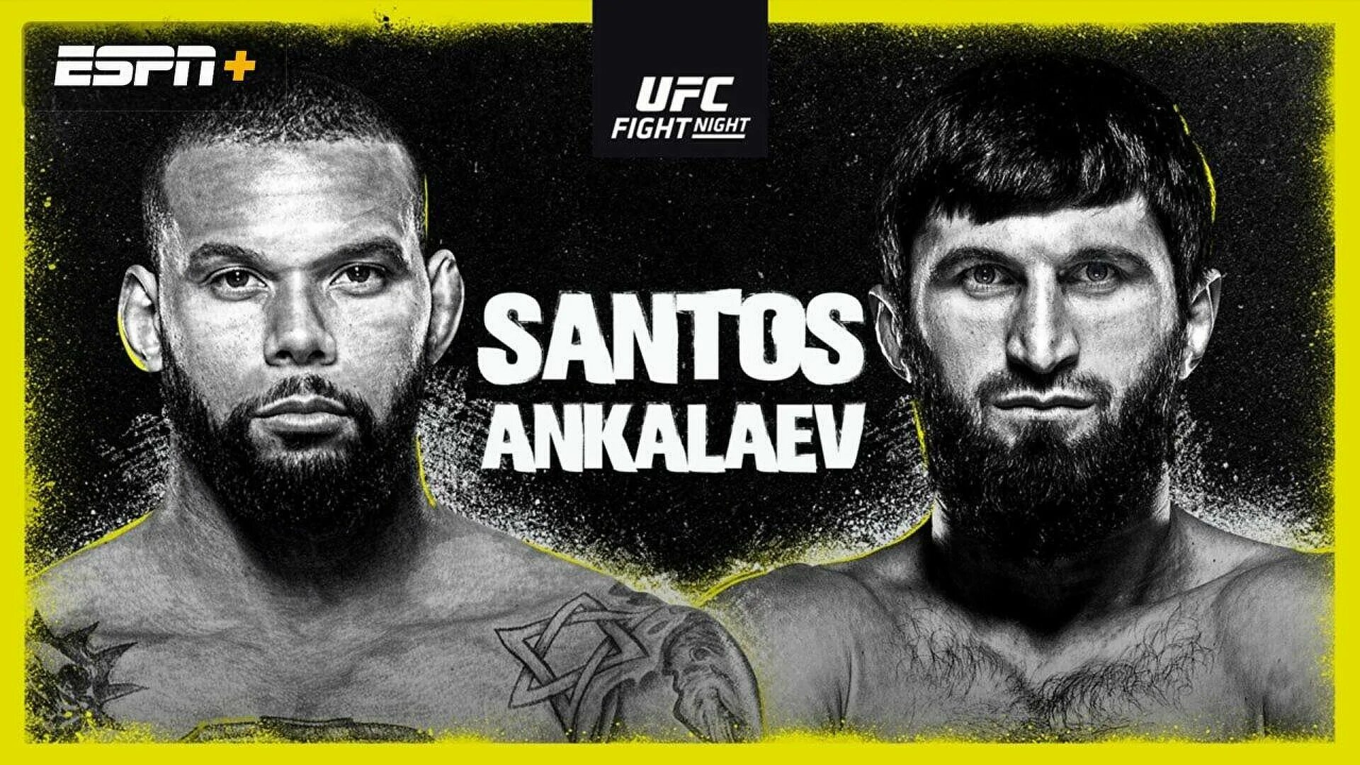 Ufc on espn прямая трансляция. Магомед анкалаев ufc. анкалаев сантос.