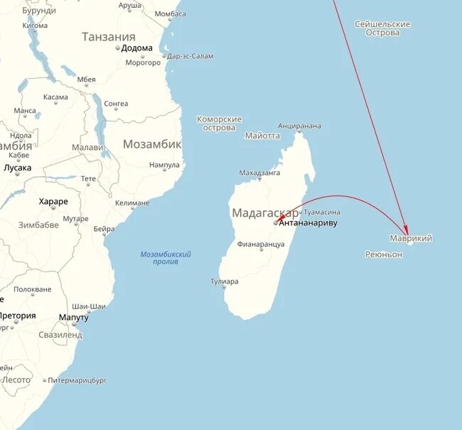 Где остров мадагаскар. Мадагаскар и Маврикий на карте. Остров Маврикий на карте. Маврикия Страна где находится на карте Африки.