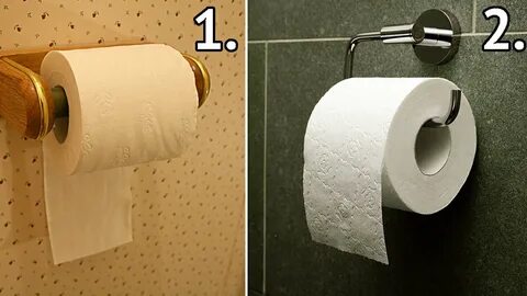 Как правильно туалетную бумагу