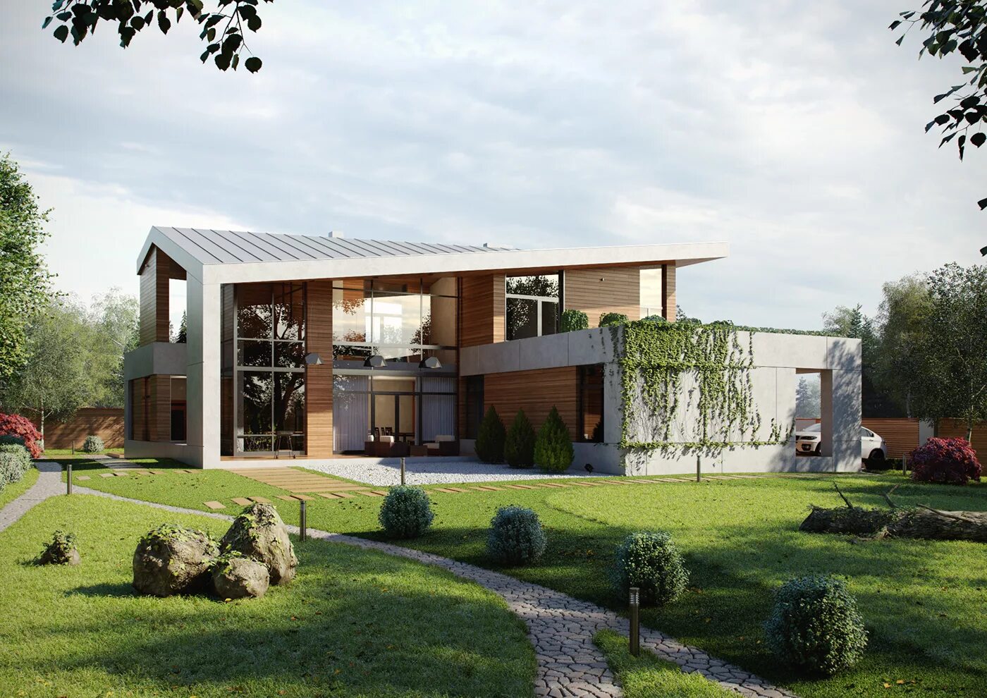 Modern cottage (2013) (1) Images :: Behance