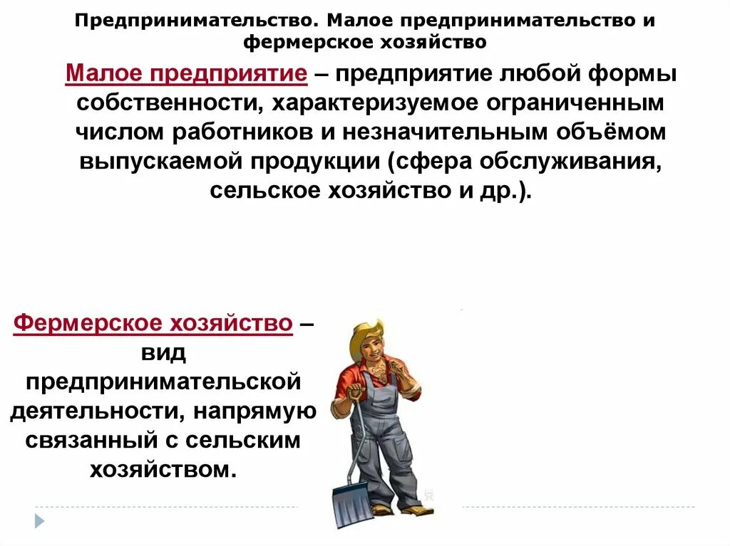 Малое и среднее предпринимательство 10 класс презентация. Малое предпринимательство и фермерское хозяйство. Малое предпринимательство. Предпринимательство Малое предпринимательство и фермерское. Малое предпринимательство презентация.