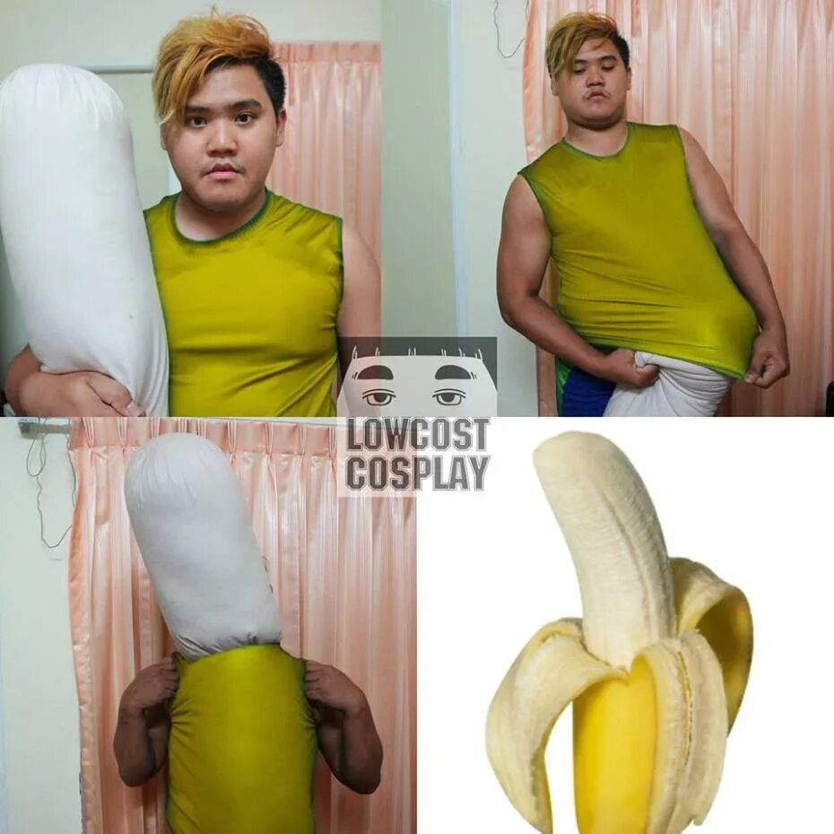 Рокет бюджетный косплей. Lowcost cosplay ануча саенчарт. парень косплеер из подручных материалов. бюджетный косплей. банан косплей.