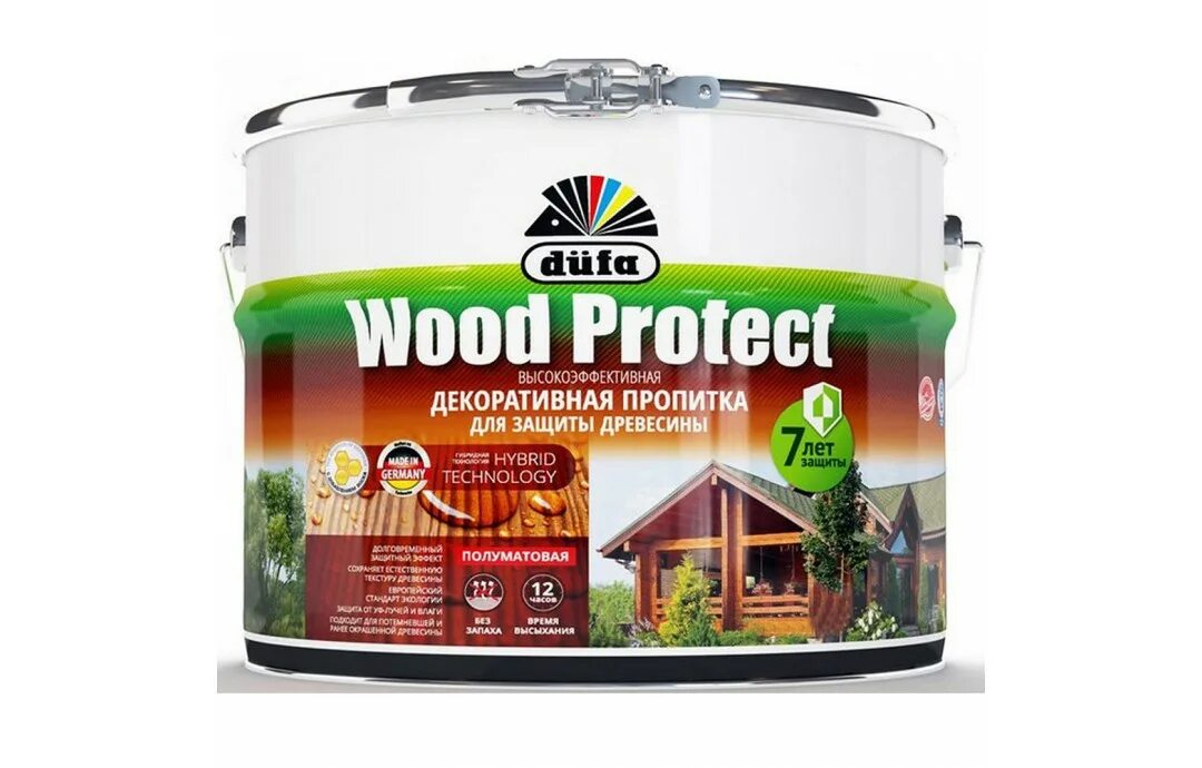 Dufa Wood protect белый 10 л. Пропитка для дерева Dufa н0000007173, Wood protect, 10 л, дуб. Декоративная пропитка для дерева Dufa Wood protect белая. Дюфа Вуд Протект 2.5 махагон. Пропитка для дерева без запаха