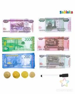 Игровой набор "Мини-магазин": деньги, монеты, фигурки, маркер - Артикул - СМЛ000