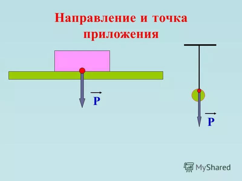 Направление силы массы. Вес тела точка приложения и направления. Точка приложения силы тяжести. Сила упругости точка приложения силы и направление силы. Точка приложения веса тела.