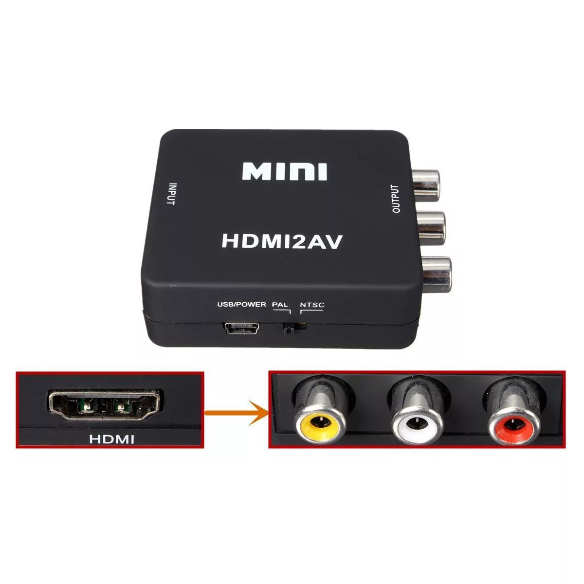 Av converter. Адаптер Mini HDMI/av 1080p Converter to 3 RCA. Адаптер Mini av 2 HDMI Converter 3 RCA 1080p. HDMI to av/RCA CVBS адаптер. Адаптер h130 Mini vga2av 1080p Converter to 3 RCA (Black).