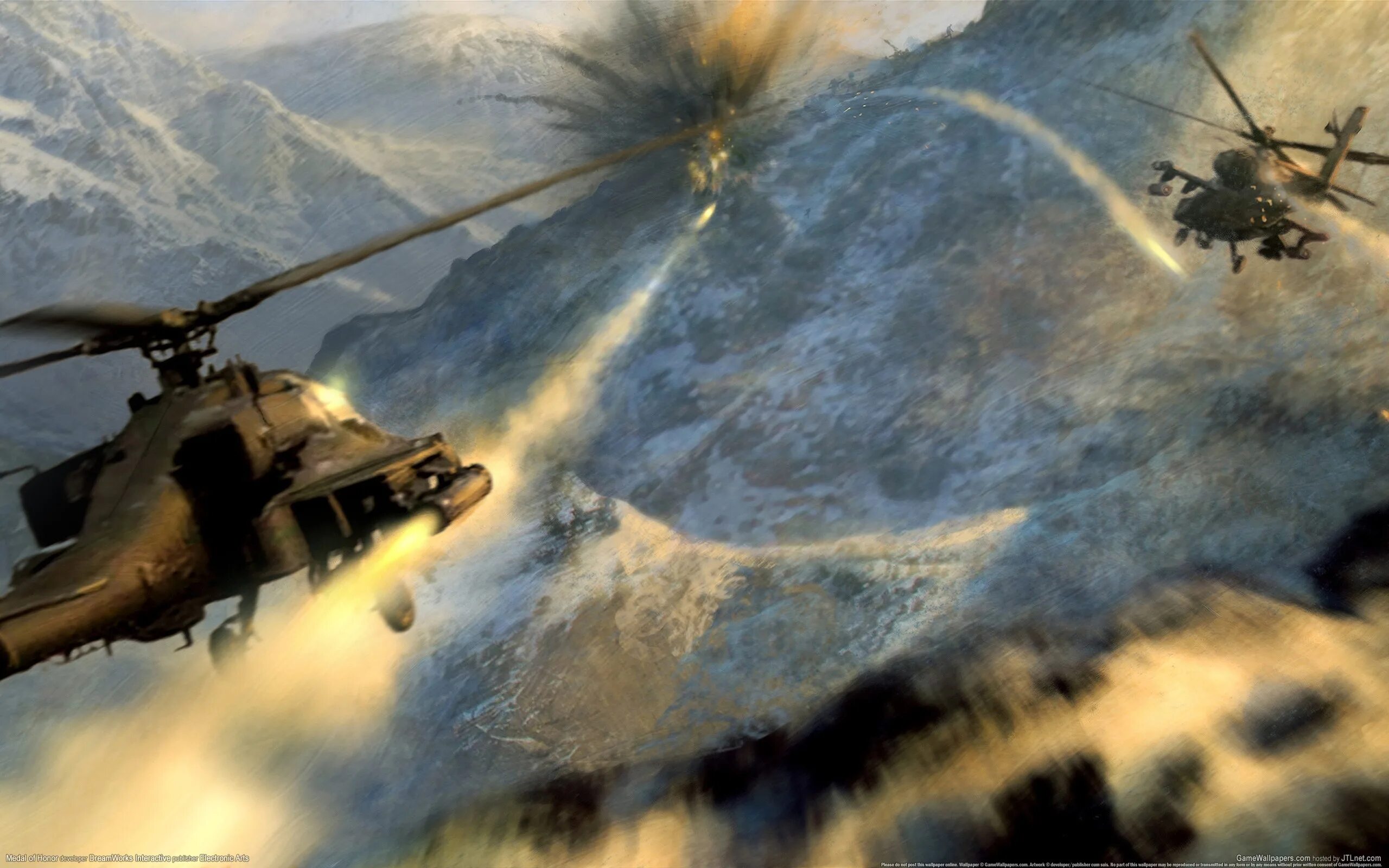Получена в бою. Medal of Honor 2010 вертолёт. Medal of Honor 2010 миссия с вертолетом. Атака вертолетов. Атакующий вертолет.