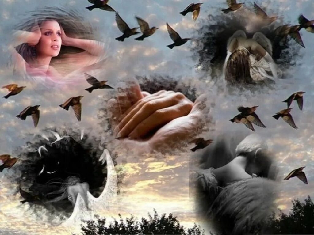 Птицы из души. Птицы в небе. Птицы из души. Счастливая девушка бежит. Девушка улетает.