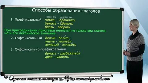 Видеоуроки по русскому языку в классе