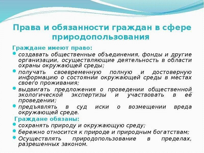 Экологические обязанности рф. Обязанности граждан в области охраны окружающей. Обязанности граждан в экологическом праве. Обязанности граждан в области охраны окружающей среды.