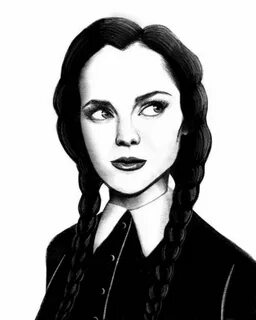 Венсдей картинка для печати