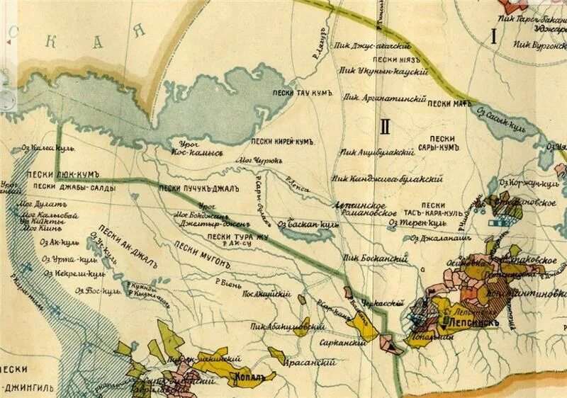 Киргизия Семиречье на карте. Семиречье на карте Российской империи. Семиреченская Губерния карта. Карты Семиреченской губернии.