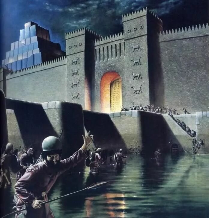 захват ниневии. ниневия столица ассирийского государства. э. э. осада вавилона персами.