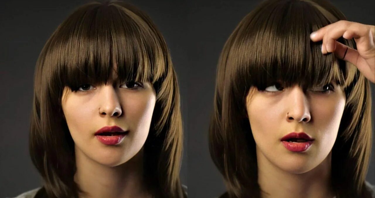 Как называется прическа с челкой женская How To Apply Clip in Bangs INH Hair Ariana grande hair, Hairstyles with bangs, P