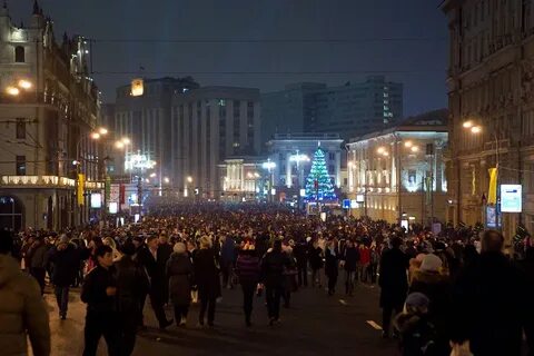 Новогодняя ночь в центре