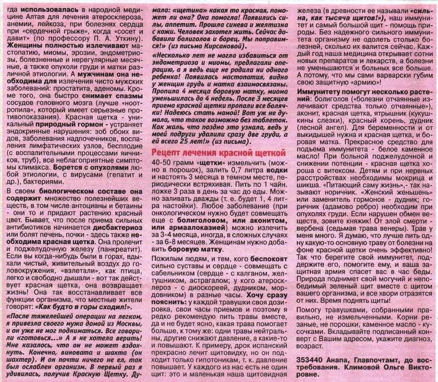 Как пить красную щетку. Красная щетка как принимать. Красная щетка схема приема для женщин. Боровая матка красная щетка схема.