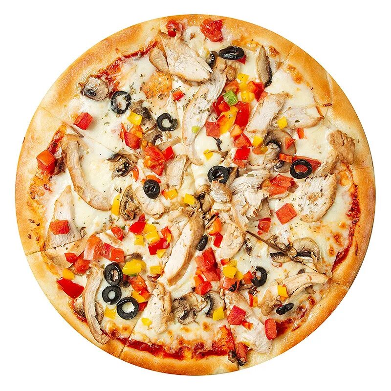 Пицца с курицей и сыром. Пицца курица перец маслины. Пицца с курицей. Пицца с оливками. Пицца с маслинами.