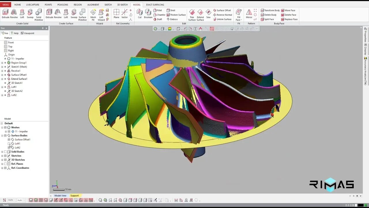 Design x уроки. Geomagic design x. косозубая передача на валу geomagic design x. плоскость для создания эскиза в geomagic design x. геомагик дизайн 2010.