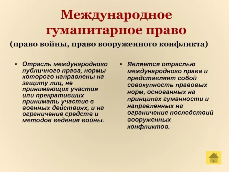 Какое право призвано защищать жертв войны